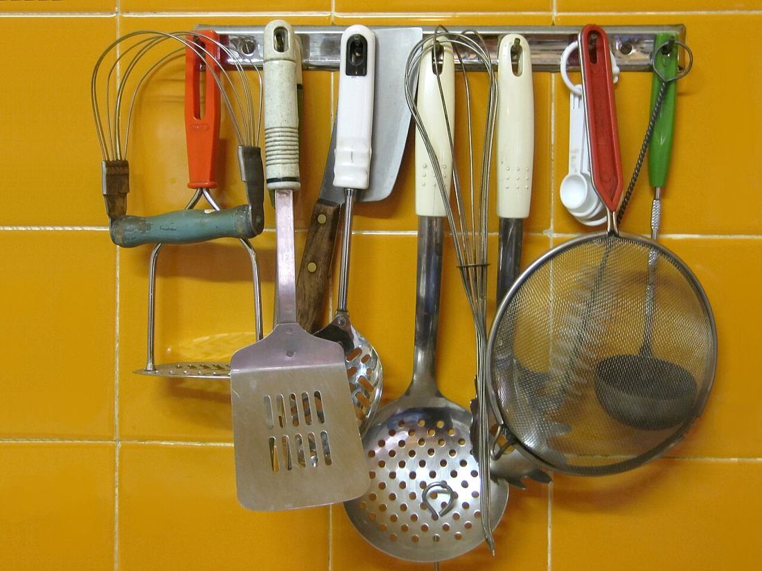 Kitchen utensils.