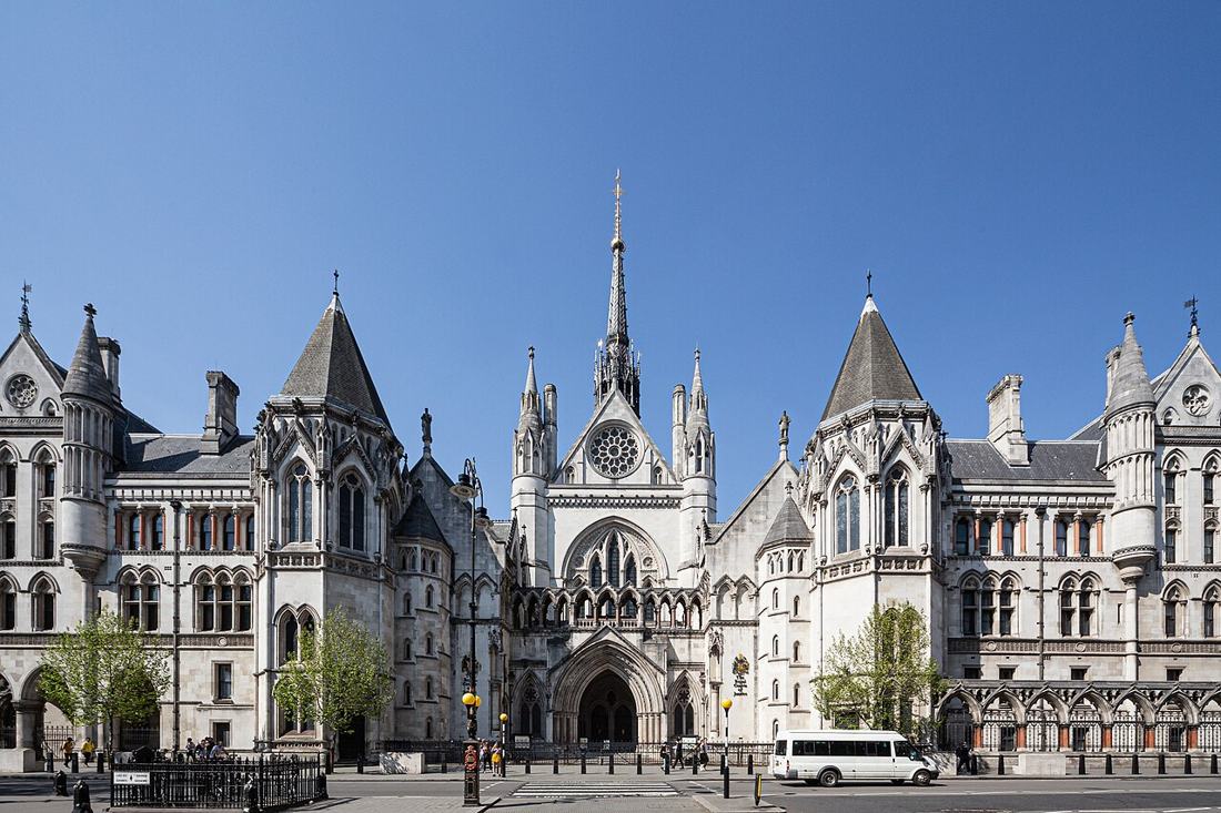 The Royal Courts of Justice, London.