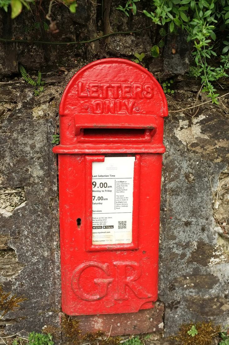 A letters-only postbox.