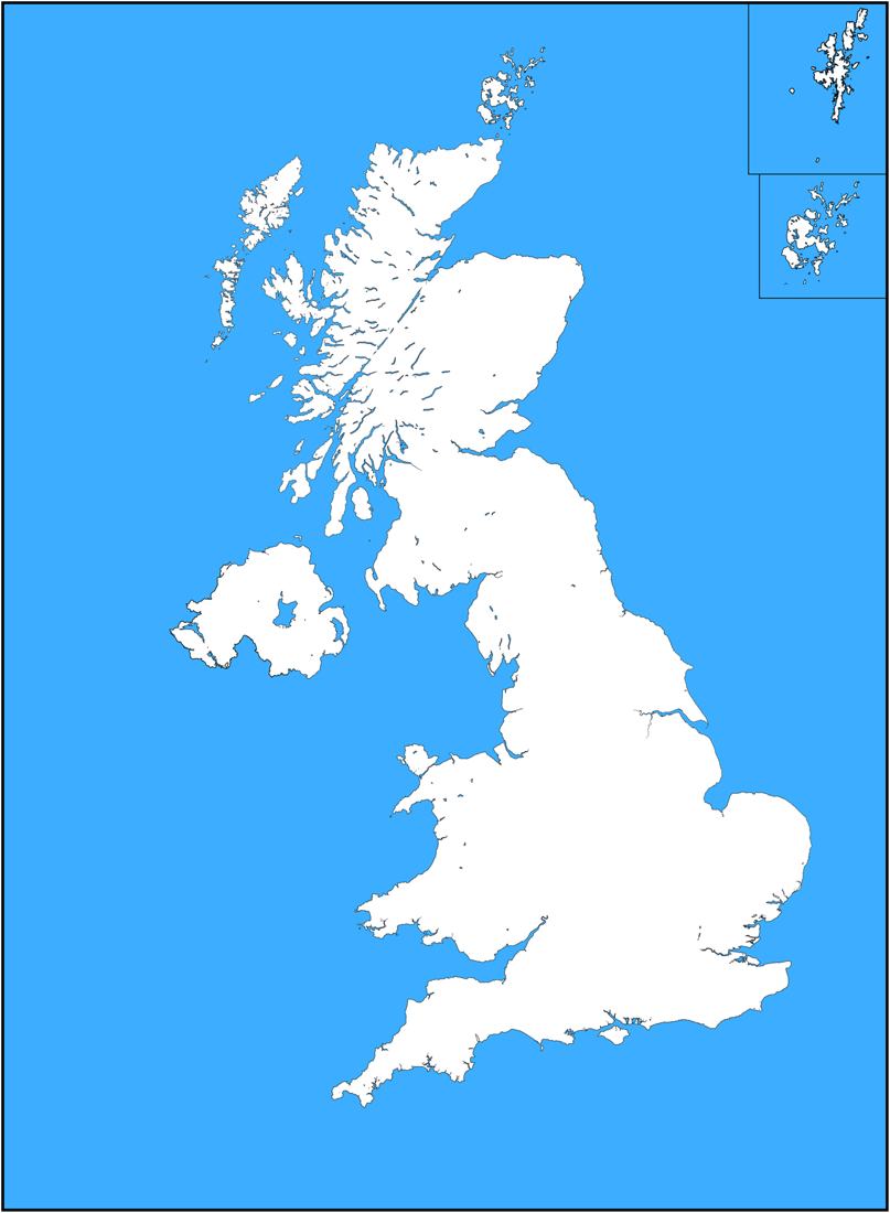 A map of the United Kingdom.